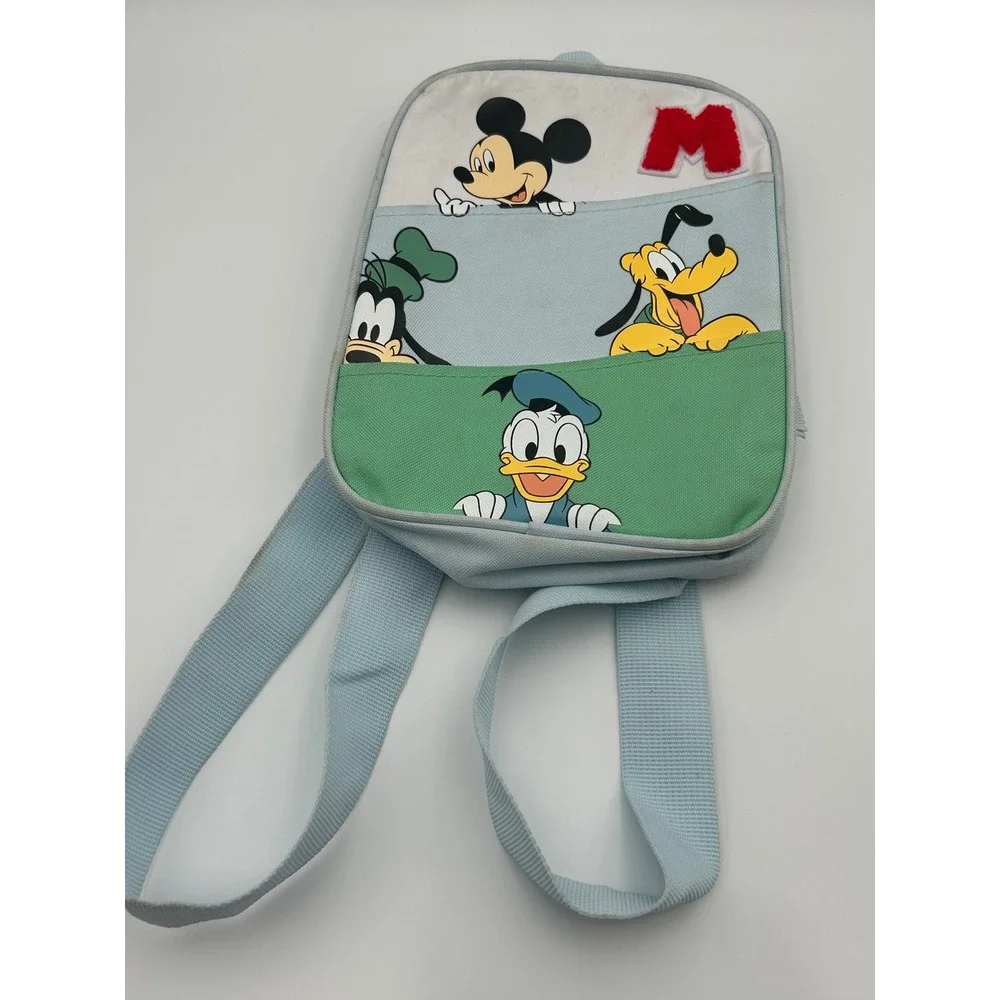 Disney Junior Mickey Mouse Donald Pluto Goofy Toddler Backpack Blue B742